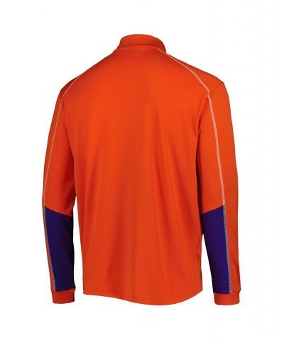 Men's Orange Clemson Tigers Shotgun 2.0 Omni-Wick Quarter-Zip Jacket $44.00 Jackets