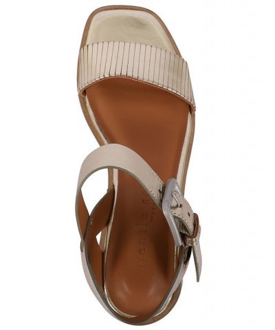 Women's Maddy Block Heeled Sandals White $69.81 Shoes